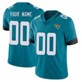 tocy Custom J.Jaguars Teal Vapor Untouchable Limited Home Game Any Name & Numbers Stitched Jerseys