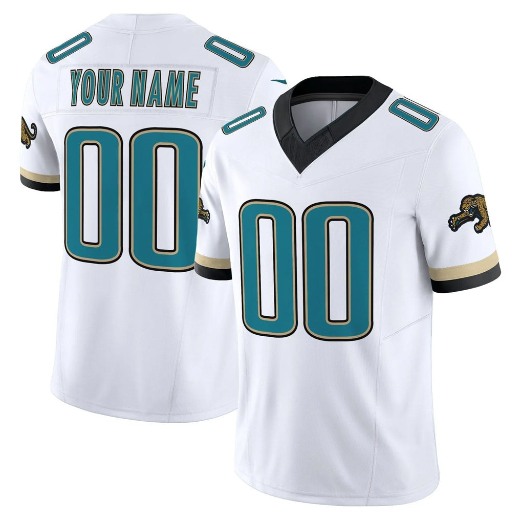 tocy Custom J.Jaguars White Prowler Throwback Vapor F.U.S.E. Limited Home Game Any Name & Numbers Stitched Jerseys