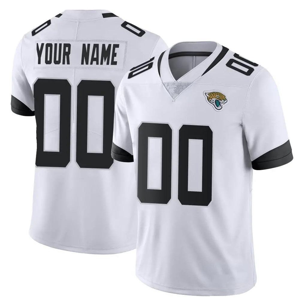 tocy Custom J.Jaguars White Vapor Untouchable Limited Home Game Any Name & Numbers Stitched Jerseys