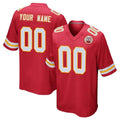 tocy Custom KC.Chiefs Red Home Game Any Name & Numbers Stitched Jerseys