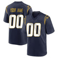 Johmsee Custom LA.Chargers Navy Home Game Any Name & Numbers Stitched Jerseys