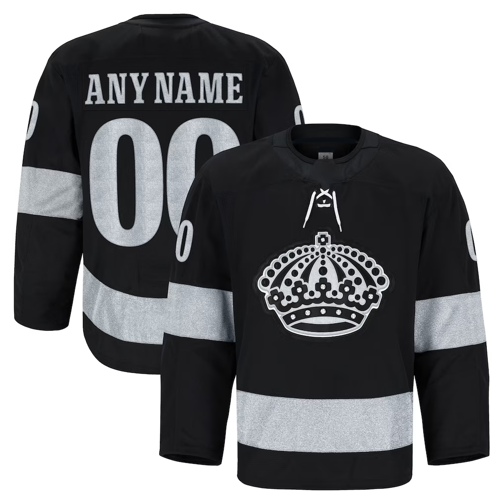 Tocy Custom LA.Kings Black Alternate Authentic Pro Jerseys