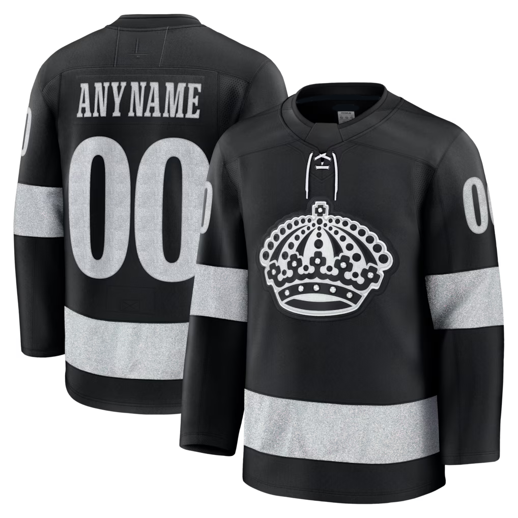 Tocy Custom LA.Kings Black Alternate Premium Jerseys