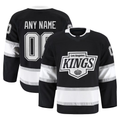 Tocy Custom LA.Kings Black Home Authentic Pro Jerseys