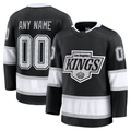 Tocy Custom LA.Kings Black Home Premium Jerseys