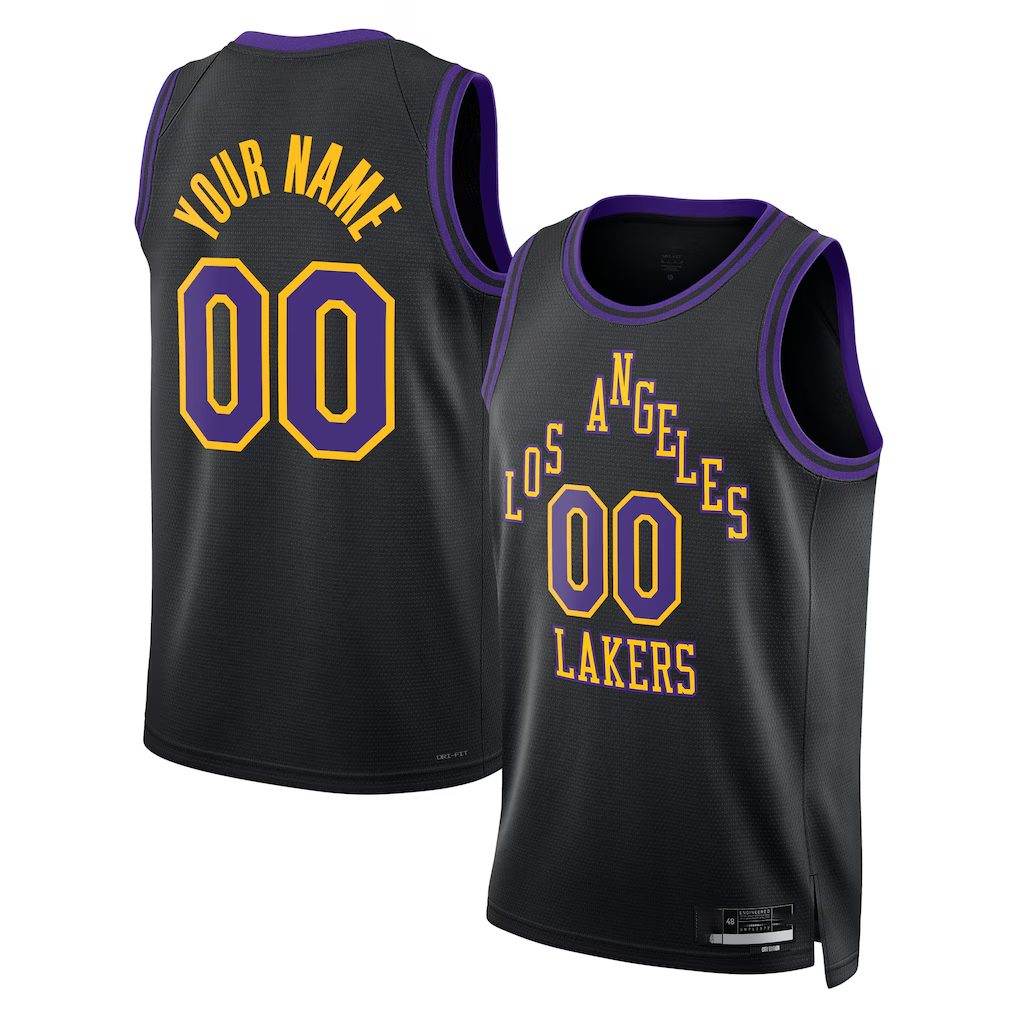 tocy Custom LA.Lakers 2025-2026 City Edition Swingman Stitched Jerseys
