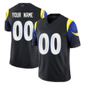 tocy Custom LA.Rams Black Midnight Rivalries Collection Limited Home Game Any Name & Numbers Stitched Jerseys