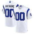 tocy Custom LA.Rams Fearsome White Home Game Any Name & Numbers Stitched Jerseys