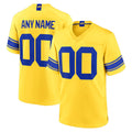 tocy Custom LA.Rams Gold Classic Sol Home Game Any Name & Numbers Stitched Jerseys