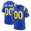 tocy Custom LA.Rams Royal Game Stitched Jerseys