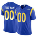 tocy Custom LA.Rams Royal Limited Vapor F.U.S.E. Home Game Any Name & Numbers Stitched Jerseys