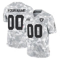 tocy Custom LV.Raiders Arctic Camo Salute To Service Limited Game Any Name & Numbers Stitched Jerseys