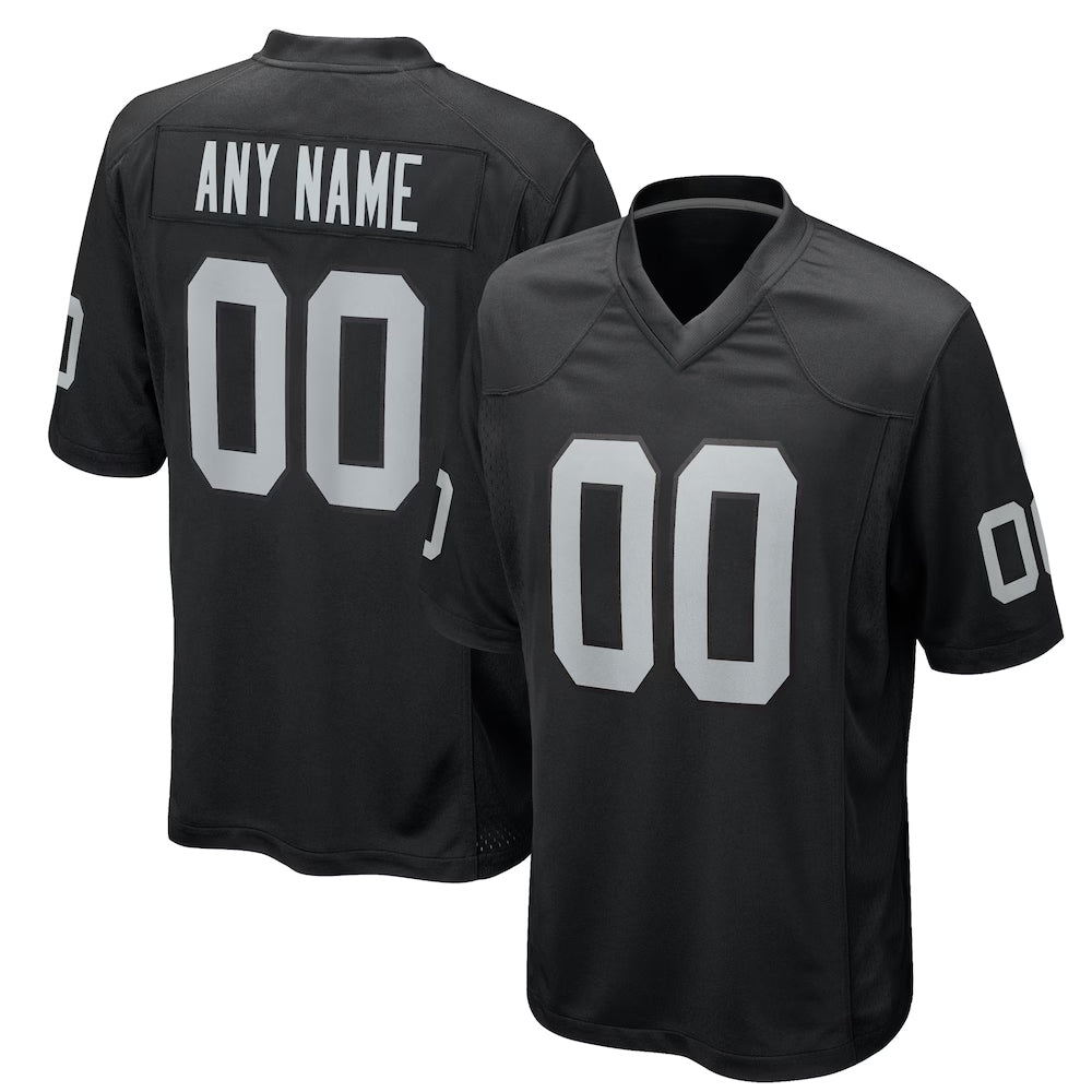 tocy Custom LV.Raiders Black Home Game Stitched Jerseys