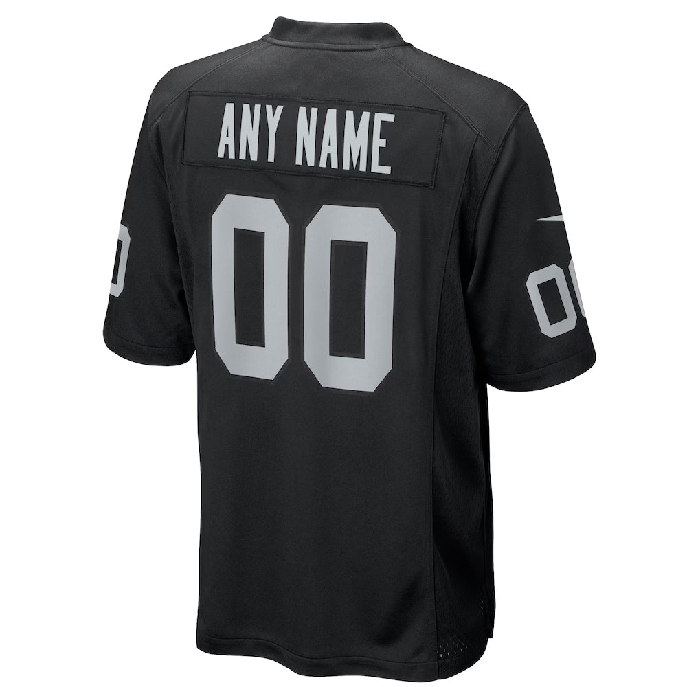 tocy Custom LV.Raiders Black Home Game Stitched Jersey