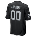 tocy Custom LV.Raiders Black Home Game Stitched Jersey