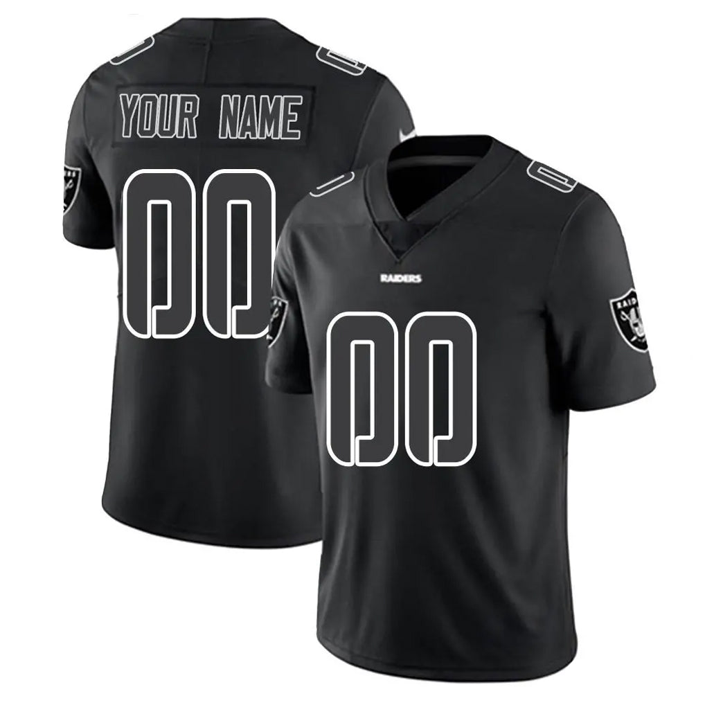 tocy Custom LV.Raiders Black Limited Black Impact Home Game Any Name & Numbers Stitched Jerseys