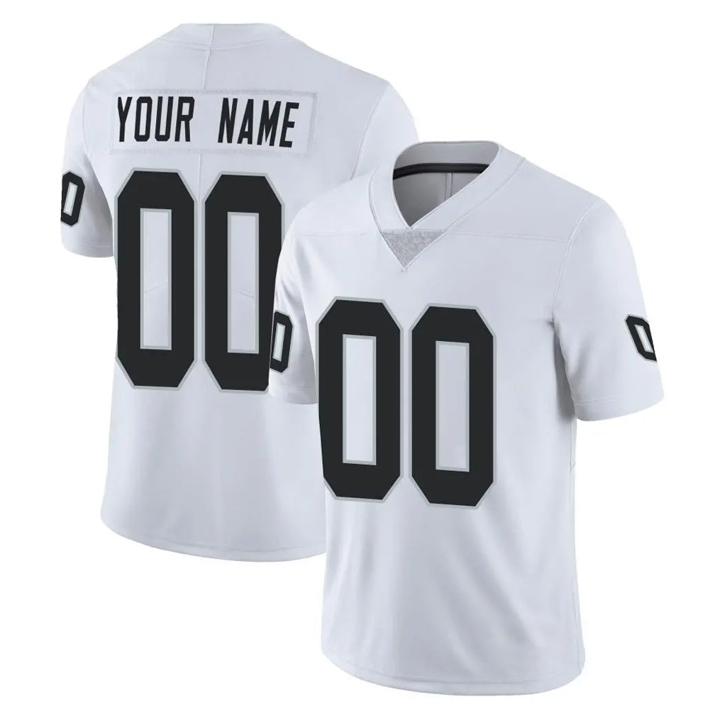 tocy Custom LV.Raiders White Limited Vapor Untouchable Home Game Any Name & Numbers Stitched Jerseys