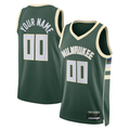tocy Custom M.Bucks Hunter Green Swingman Jerseys - Icon Edition