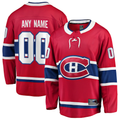Tocy Custom M.Canadiens Red Home Breakaway Jerseys