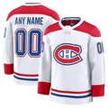 Tocy Custom M.Canadiens White Away Premium Jerseys