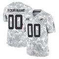 Tocy Custom M.Dolphins Arctic Camo Salute To Service Limited Game Any Name & Numbers Stitched Jerseys