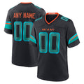 Tocy Custom M.Dolphins Black Pitch Rivalries Collection Home Game Any Name & Numbers Stitched Jerseys