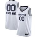 tocy Custom M.Grizzlies White 2020-2021 Swingman Stitched Jerseys - Association Edition