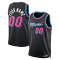 tocy Custom M.Heat Black 202526 City Edition Swingman Jerseys