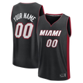 tocy Custom M.Heat Black Fast Break Jerseys - Icon Edition