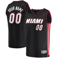 tocy Custom M.Heat Black Fast Break Replica Jerseys - Icon Edition
