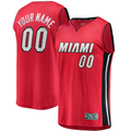 tocy Custom M.Heat Red Fast Break Jerseys - Statement Edition