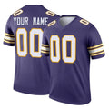 Tocy Custom MN.Vikings Purple Limited Classic Home Game Any Name & Numbers Stitched Jerseys