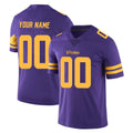 Tocy Custom MN.Vikings Purple Limited Color Rush Home Game Any Name & Numbers Stitched Jerseys