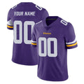 Tocy Custom MN.Vikings Purple Limited Vapor Untouchable Home Game Any Name & Numbers Stitched Jerseys