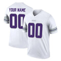 Tocy Custom MN.Vikings White Alternate Legend Home Game Any Name & Numbers Stitched Jerseys