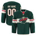 Tocy Custom M.Wild Green Home Authentic Pro Jerseys