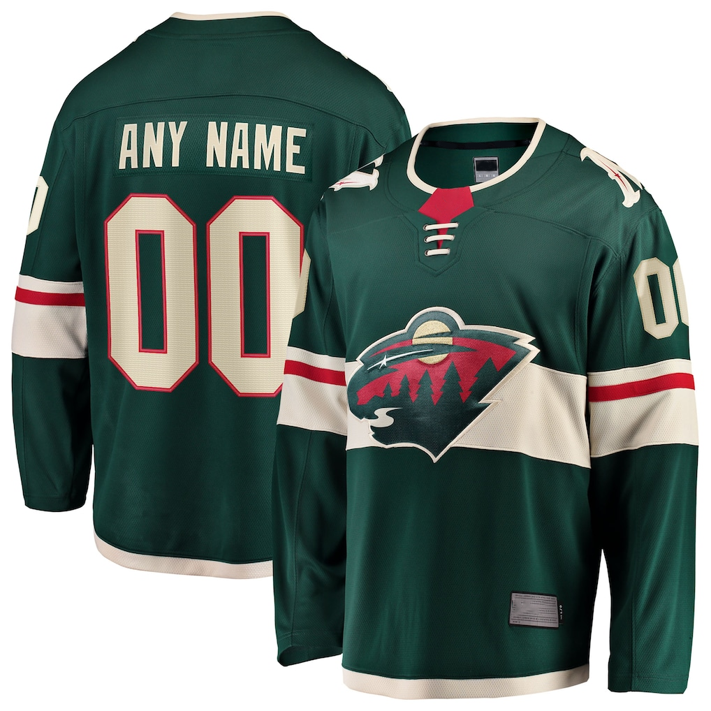 Tocy Custom M.Wild Green Home Breakaway Jerseys