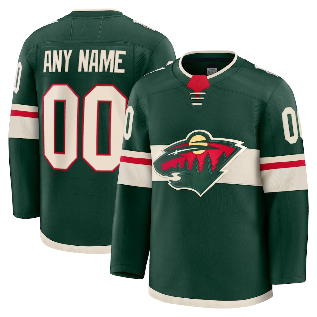 Tocy Custom M.Wild Green Home Premium Jerseys