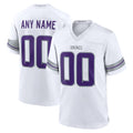 tocy Custom MN.Vikings White Alternate Game Stitched Jerseys