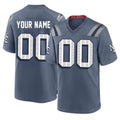 Tocy Custom NE.Patriots Blue Rivalries Collection Home Game Any Name & Numbers Stitched Jerseys