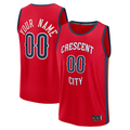 tocy Custom NO.Pelicans Red Fast Break Stitched Jerseys- Statement Edition