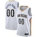 tocy Custom NO.Pelicans White 2020-2021 Swingman Stitched Jerseys- Association Edition