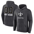 Tocy Custom NO.Saints Gray Pullover Hoodies Limited Any Name & Numbers  Stitched Jerseys
