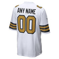 tocy Custom NO.Saints White Alternate Game Stitched Jerseys