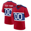 Tocy Custom NY.Giants Red Century Home Game Any Name & Numbers Stitched Jerseys