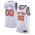 tocy Custom NY.Knicks White Swingman Jerseys - Association Edition