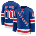 Tocy Custom NY.Rangers Royal Home Premium Jerseys