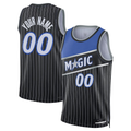 tocy Custom O.Magic Black Swingman Jerseys - Statement Edition