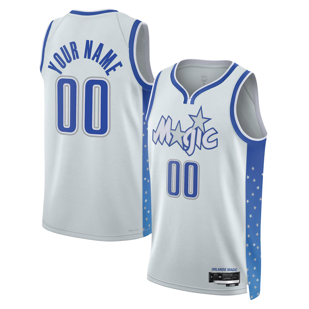 tocy Custom O.Magic Silver 2025-26 City Edition Swingman Jerseys