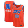 tocy Custom OC.Thunder Orange Swingman Stitched Jerseys - Icon Edition